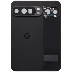 Back Cover Housing With Small Components Pre-Installed For Google Pixel 9 Pro (Used OEM Pull: Grade A) (Obsidian)