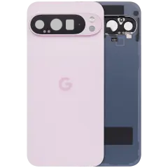 Back Cover Housing With Small Components Pre-Installed For Google Pixel 9 Pro XL (Used OEM Pull: Grade A) (Rose Quartz)