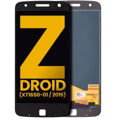 LCD Assembly Without Frame For Motorola Moto Z / Moto Z Droid (XT1650-01 / 2016) (Refurbished) (Black)