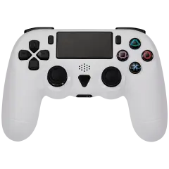 Wireless Bluetooth Controller For PlayStation 4 (White) (DOBE)