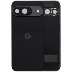 Back Cover Glass With Camera Lens For Google Pixel 9 (Used OEM Pull: Grade A) (Obsidian)