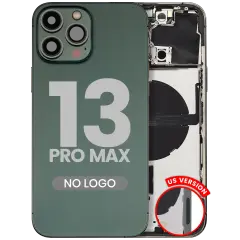Back Housing W/ Small Parts For iPhone 13 Pro Max (US Version) (Aftermarket Plus) (Alpine Green)