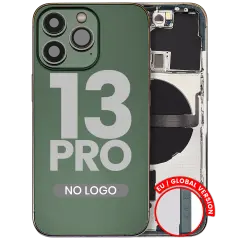 Back Housing W/ Small Parts For iPhone 13 Pro (EU / Global Version) (Aftermarket Plus) (Alpine Green)