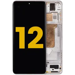 OLED Assembly With Frame For Xiaomi 12 (Refurbished) (Purple)