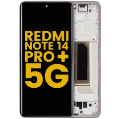 OLED Assembly With Frame For Xiaomi Redmi Note 14 Pro+ 5G (Refurbished) (Lavender Purple)