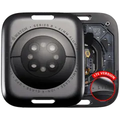 Back Cover Assembly For Watch Series 8 (41mm) (LET Version) (Aluminum / Space Black)