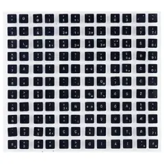 Keycap Kit (ISO Layout) For MacBook Air 13" A3240 (2025) / Air 15" A3241 (2025) (Genuine OEM) (Silver / Starlight)