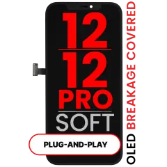 OLED Assembly For iPhone 12 / 12 Pro (Aftermarket Pro: XO7 3.0 Soft)