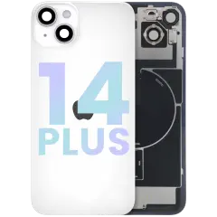 Back Glass w/ MagSafe Magnet & NFC & Flashlight Flex For iPhone 14 Plus (Service Pack) (Starlight)