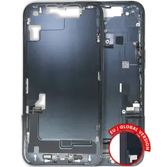 Mid-Frame Housing W/ Charging Port Flex & Small Parts For iPhone 14 (EU / Global Version) (Used OEM Pull: Grade B) (Midnight)