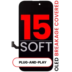 OLED Assembly For iPhone 15 (Aftermarket Pro: XO7 3.0 Soft)