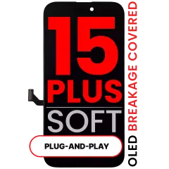 OLED Assembly For iPhone 15 Plus (Aftermarket Pro: XO7 3.0 Soft)