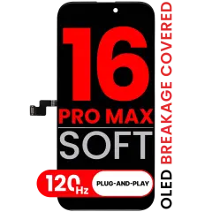 OLED Assembly Compatible For iPhone 16 Pro Max (Aftermarket Pro: XO7 3.0 Soft) (120HZ)