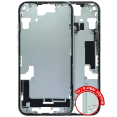 Mid-Frame Housing W/ Small Parts For iPhone 15 (EU / Global Version) (Used OEM Pull: Grade B) (Green)