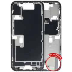 Mid-Frame Housing W/ Small Parts For iPhone 16 Pro (US Version) (Used OEM Pull: Grade C) (Natural Titanium)