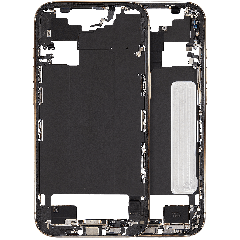 Mid-Frame Housing W/ Charging Port Flex & Small Parts For iPhone Air (US / EU Version) (Used OEM Pull: Grade C) (Light Gold)