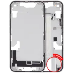 Mid-Frame Housing W/ Small Parts For iPhone 16e / 17e (US Version) (Used OEM Pull: Grade A) (White)
