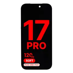 OLED Assembly Compatible For iPhone 17 Pro (Aftermarket Plus: Soft 3.0) (120HZ)
