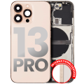 Back Housing W/ Small Components Pre-Installed Compatible For iPhone 13 Pro (International Version) (Used OEM Pull: Grade A) (Gold)