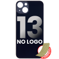 Back Glass With 3M Adhesive Compatible For iPhone 13 (No Logo / Large Camera Hole) (Midnight)