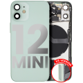 Back Housing W/ Small Components Pre-Installed Compatible For iPhone 12 Mini (US Version) (Used OEM Pull: Grade A) (Green)