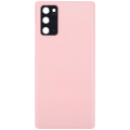 Back cover Glass With Camera Lens Compatible For Samsung Galaxy Note 20 5G (No Logo) (Aftermarket Plus) (Aura Pink)