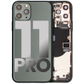 Back Housing W/ Small Components Pre-Installed Compatible For iPhone 11 Pro (Used OEM Pull: Grade B) (Midnight Green)