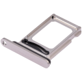 Dual Sim Card Tray Compatible For iPhone 15 Pro / 15 Pro Max (White Titanium)