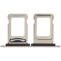 Dual Sim Card Tray Compatible For iPhone 15 Pro / 15 Pro Max (Natural Titanium)