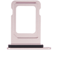Dual Sim Card Tray Compatible For iPhone 15 / 15 Plus (Pink)