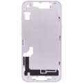 Mid-Frame Housing With Power And Volume Button Compatible For iPhone 14 (US Version) (Aftermarket Plus) (Purple)