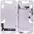 Mid-Frame Housing With Power And Volume Button Compatible For iPhone 14 (US Version) (Aftermarket Plus) (Purple)