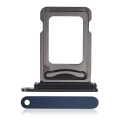 Dual Sim Card Tray Compatible For iPhone 15 Pro / 15 Pro Max (Blue Titanium)