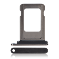 Single Sim Card Tray Compatible For iPhone 15 Pro / 15 Pro Max (Black Titanium)
