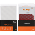 Wrapd Protective Film - Skin - Carbon Fiber Pattern (White) (120MM*190MM) (10 Pack)