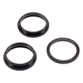 Back Camera Bezel Ring Only Compatible For iPhone 15 Pro (Blue Titanium) (3 Piece Set)