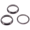 Back Camera Bezel Ring Only Compatible For iPhone 15 Pro (Natural Titanium) (3 Piece Set)
