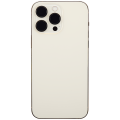 Back Housing W/ Small Pre-Installed Compatible For iPhone 14 Pro Max (US Version) (No Logo) (Aftermarket Plus) (Gold)
