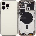 Back Housing W/ Small Pre-Installed Compatible For iPhone 14 Pro Max (US Version) (No Logo) (Aftermarket Plus) (Gold)