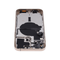Back Housing W/ Small Pre-Installed Compatible For iPhone 14 Pro Max (US Version) (No Logo) (Aftermarket Plus) (Gold)