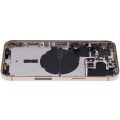 Back Housing W/ Small Pre-Installed Compatible For iPhone 14 Pro Max (US Version) (No Logo) (Aftermarket Plus) (Gold)