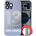 Back Housing W/ Small Components Pre-Installed Compatible For iPhone 13 Pro Max (No Logo) (Aftermarket Plus) (International Version) (Sierra Blue)