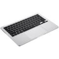 Top Case Assembly With Battery And Keyboard Compatible For MacBook Air 13" (A2681 / Mid 2022) (Silver) (US Keyboard)