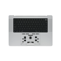 Top Case Assembly With Battery And Keyboard Compatible For MacBook Pro 16" (A2485 / Late 2021) (Used OEM Pull: Grade A) (US Keyboard)  (Space Gray) 