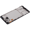 OLED Assembly With Frame Compatible For Samsung Galaxy A41 (A415 / 2020) (Refurbished) (Prism Crush Black)