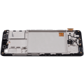 OLED Assembly With Frame Compatible For Samsung Galaxy A41 (A415 / 2020) (Refurbished) (Prism Crush Black)