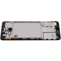 OLED Assembly With Frame Compatible For Samsung Galaxy A41 (A415 / 2020) (Refurbished) (Prism Crush Black)