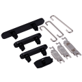 Hard Buttons (Power / Volume / Switch) Compatible For iPhone 15 / 15 Plus (Black)