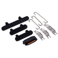 Hard Buttons (Power / Volume / Switch) Compatible For iPhone 15 / 15 Plus (Black)