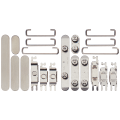 Hard Buttons (Power / Volume / Switch) Compatible For iPhone 15 Pro / 15 Pro Max (Natural Titanium)